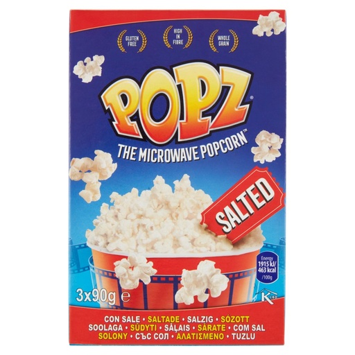 [801517758] POPZ POP CORN MICROONDE 3X90 GR