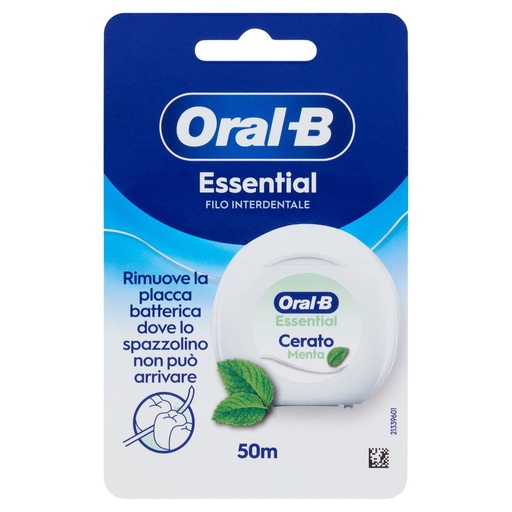 [801517851] Oral-B Essential Filo Interdentale Cerato Menta Mt.50 
