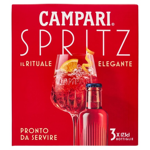 [801517857] Campari Spritz Cl.17,5X3 Vol.10,50°