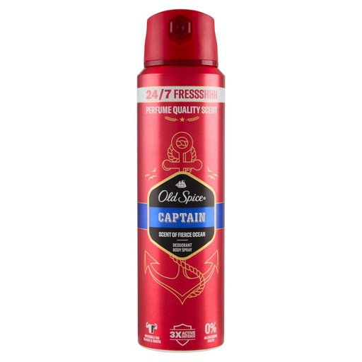 [801517871] OLD SPICE DEO SPRAY CAPITAN 150ML