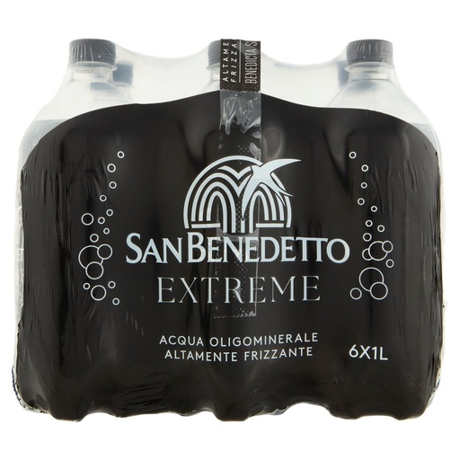 [801517877] San Benedetto Extreme Acqua Altamente Frizzante Lt.1