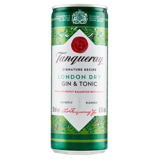 [801518066] TANQUERAY LONDON DRY & TONIC LAT250