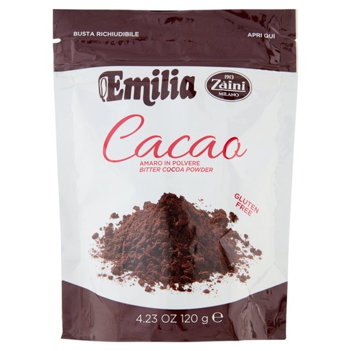 [801518131] Zàini Emilia Cacao Amaro in Polvere Gr.120