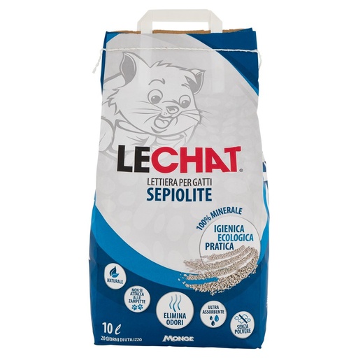 [801518198] LeChat Lettiera non Profumata di Sepiolite L.10