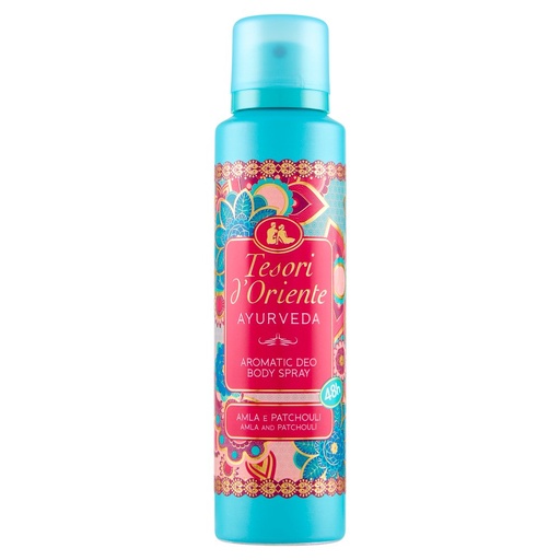 [801518305] Tesori d'Oriente Deo Spray Aromatico Ayurveda 48h Amla e Patchouli Ml.150
