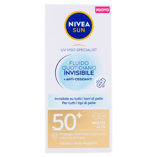 [801518309] Nivea Sun UV Viso Specialist Fluido Quotidiano Invisibile Ml.40 