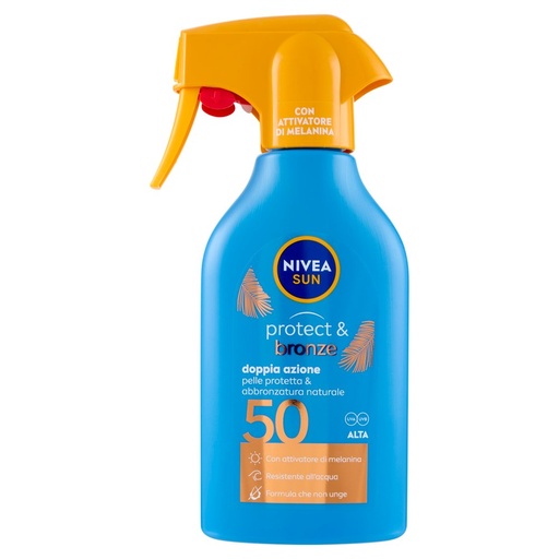 [801518320] Nivea Sun Crema Solare Protect & Bronze 50 Alta Ml.250