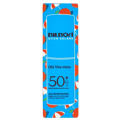 [801518331] Bilboa Ohi Vita-mina Protezione Solare Stick Molto Alta 50+ con Multivitamina Ml.10 
