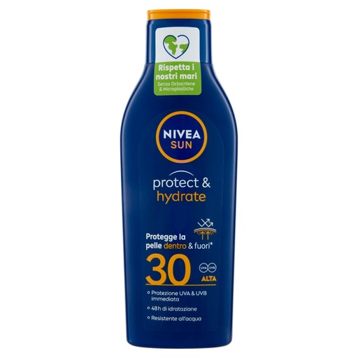 [801518332] Nivea Sun Crema Solare Protect & Hydrate 30 Alta Ml.200
