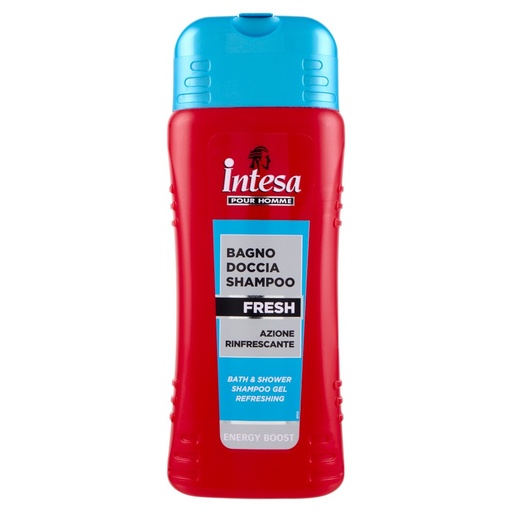 [801518354] Intesa Pour Homme Bagnodoccia Shampoo Fresh Energy Boost Ml.500 