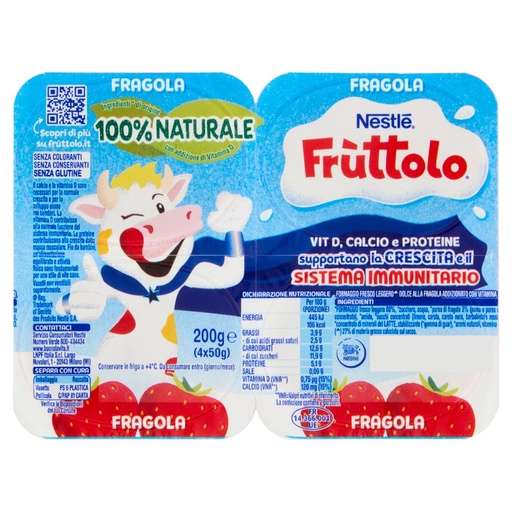 [801518564] FRUTTOLO GR.50X4 FRAGOLA