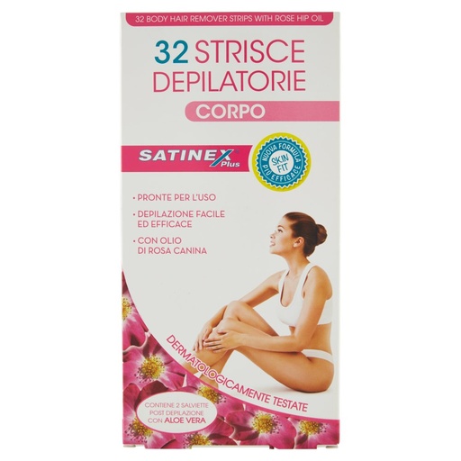 [801518739] SATINEX 32 STRISCE DEPIL.CORPO