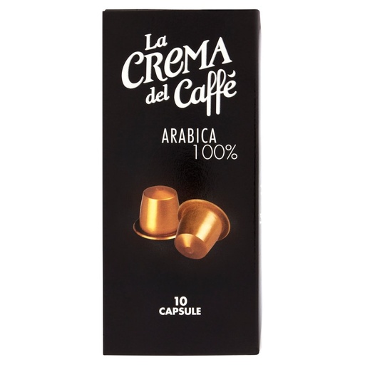 [801518877] La Crema del Caffè Arabica 100% 10 Capsule Gr.50