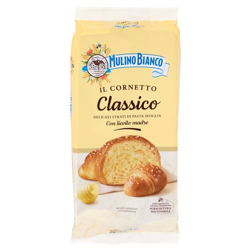 [801519213] Mulino Bianco Cornetti Classici Pz.6 Gr.240