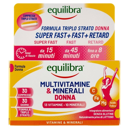[801519272] EQUILIBRA MULTIV.DONNA 30CPR GR45