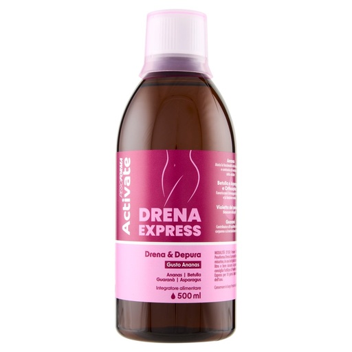 [801519369] Pesoforma Activate Drena Express Drenante Liquido Gusto Ananas Ml.500