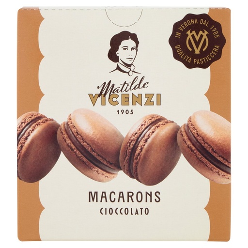 [801519410] Matilde Vicenzi Macarons Cioccolato Gr.60