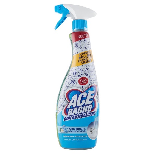 [801519434] Ace Bagno con Anticalcare Orchidea e Gelsomino Senza Candeggina Ml.600