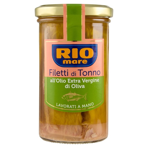 [801519449] Rio Mare Filetti di Tonno all'Olio Extra Vergine di Oliva Gr.250