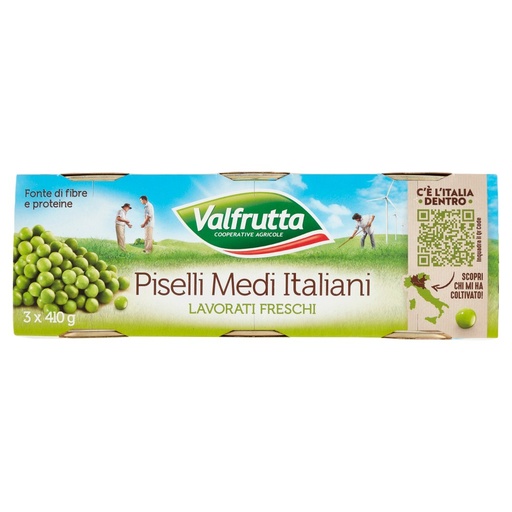 [801515319] VALFRUTTA PISELLI MEDI ITALIANI PZ.3 GR.410