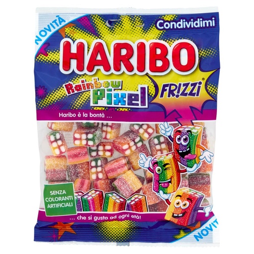 [801515379] HARIBO BUSTA RAINBOW PIXEL FR!ZZI GR.160