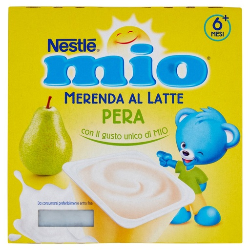 [000000014] Nestle' Mio Merenda Latte e Pera Gr.100 Pz.4