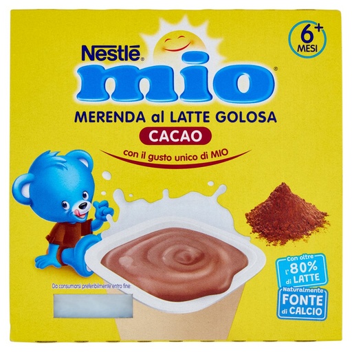 [000000015] Nestle' Mio Merenda Latte e Cacao Gr.100 Pz.4