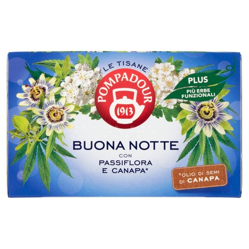 [000000041] Pompadour Tisana Buona Notte Plus 18 Filtri
