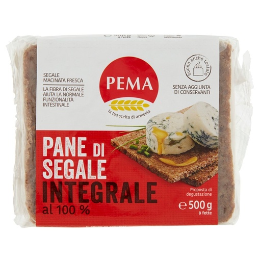 [000000049] Pema Pane Integrale di Segale Gr.500