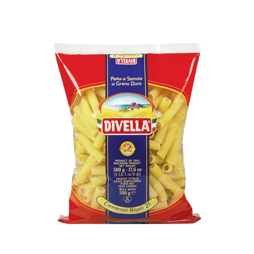 [000000056] Divella Canneroni Rigati N°21 Gr.500