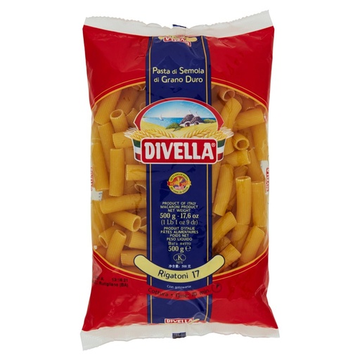 [000000075] Divella Rigatoni N°17 Gr.500