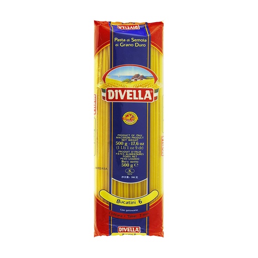 [000000080] Divella Bucatini N°6 Gr.500