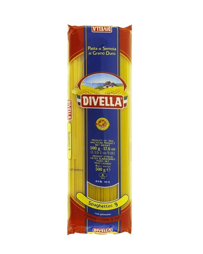 [000000083] Divella Spaghettini N°9 Gr.500