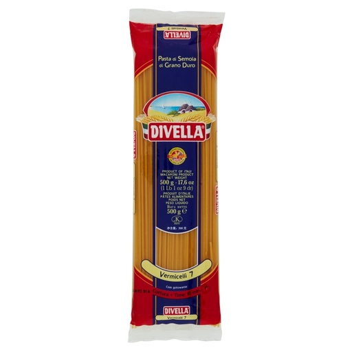 [000000084] Divella Vermicelli N°7 Gr.500