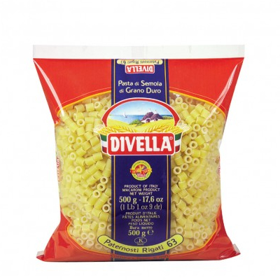 [000000092] Divella Paternosti Rigati N°63 Gr.500