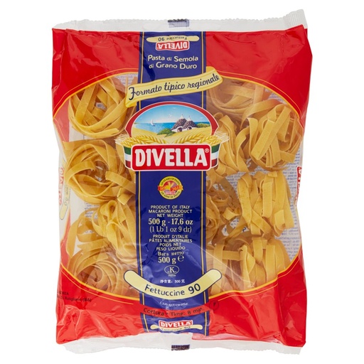 [000000117] Divella Nidi Semola Fettuccine N°90 Gr.500
