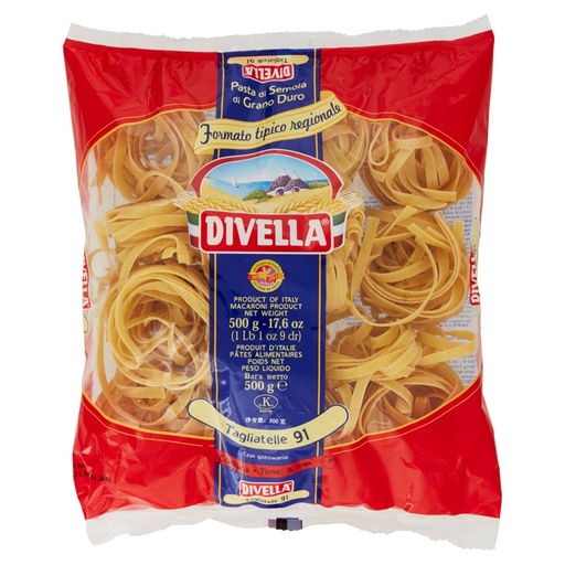 [000000119] Divella Nidi Semola Tagliatelle N°91 Gr.500