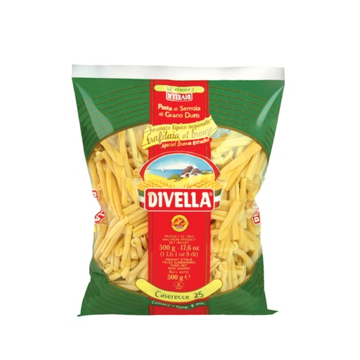 [000000121] Divella Formati Speciali Caserecce N.25 Gr.500