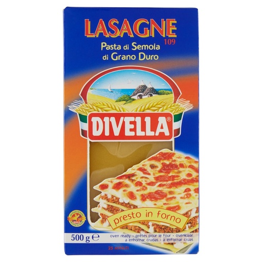 [000000140] Divella Lasagne Semola Gr.500