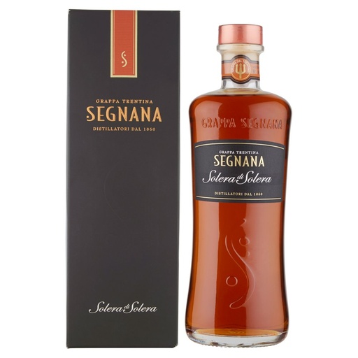 [000000206] Segnana Grappa Trentina Invecchiata Solera di Solera Cl.70 Vol.40°