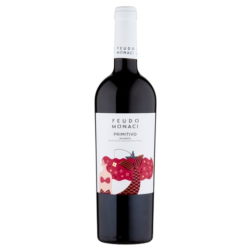 [000000227] Feudo Monaci Primitivo Salento Rosso Igt Cl.75 Vol.13,5°
