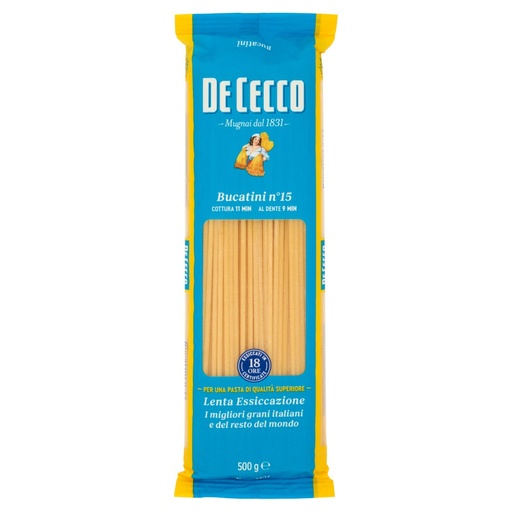 [000000280] De Cecco Bucatini N°15 Gr.500