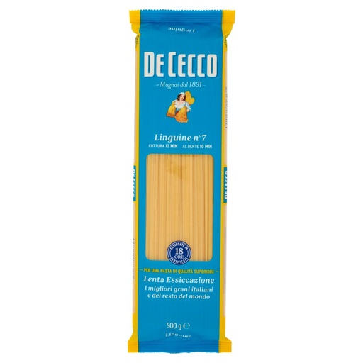 [000000281] De Cecco Linguine N°7 Gr.500