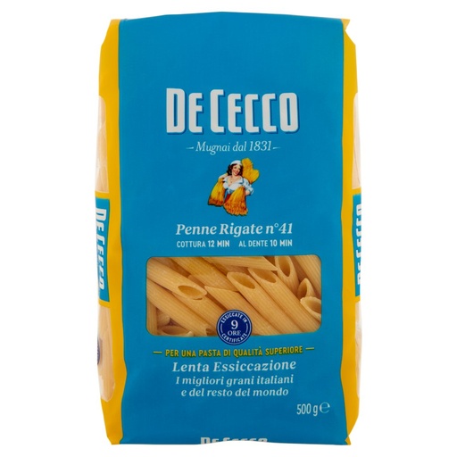 [000000289] De Cecco Penne Rigate N°41 Gr.500