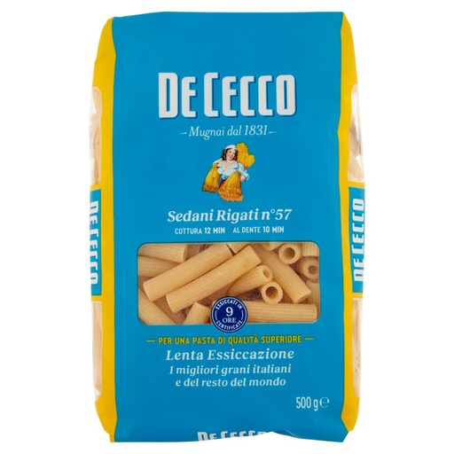 [000000291] De Cecco Sedani Rigati N°57 Gr.500