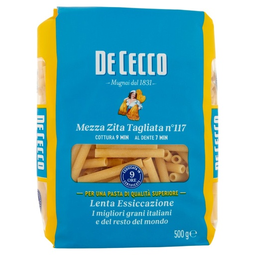 [000000308] DE CECCO ZITI TAGLIATI N.118 GR.500