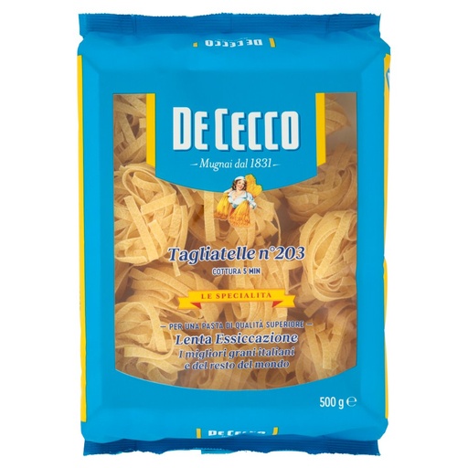 [000000309] De Cecco Specialita’ Tagliatelle N°203 Gr.500