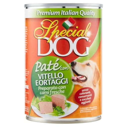 [000000329] Monge Special Dog Pate' con Vitello e Verdure Gr.400