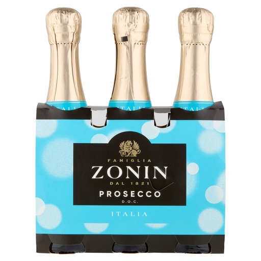 [000000384] Zonin Prosecco Doc Extra Dry Ml.200X3 Vol.11°