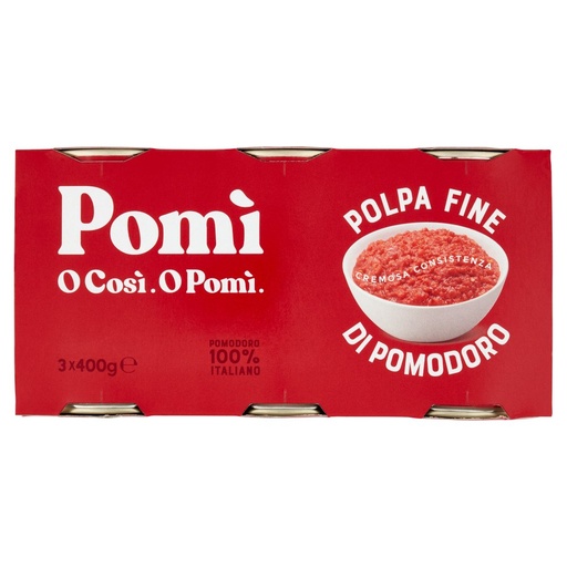 [000000422] Pomi' Polpa Fine Pomodoro Gr.400X2